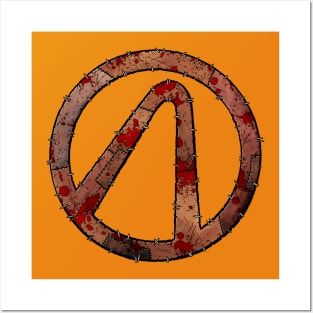 Vault Symbol Stitched Psycho - Borderlands Posters and Art